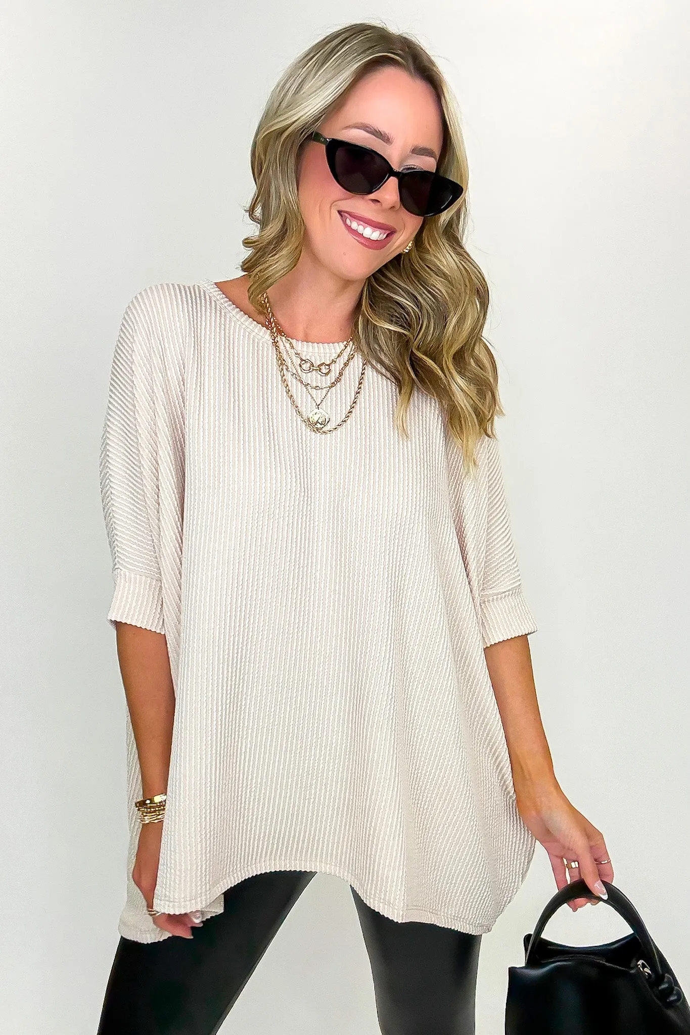 Soft Motion Rib Knit Top - BACK IN STOCK sold by Madison + Mallory product image thumbnail 3