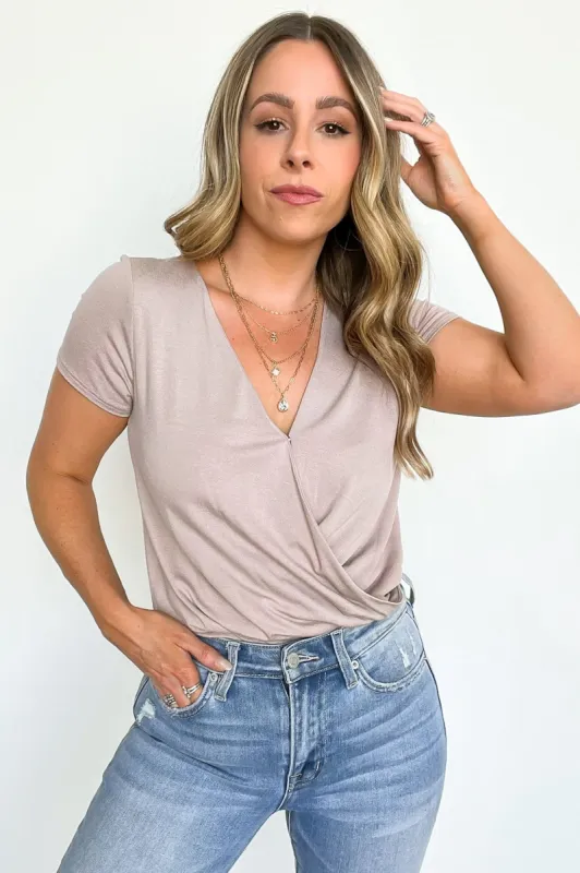 Maricelah Surplice Wrap Bodysuit - FINAL SALE sold by Madison + Mallory