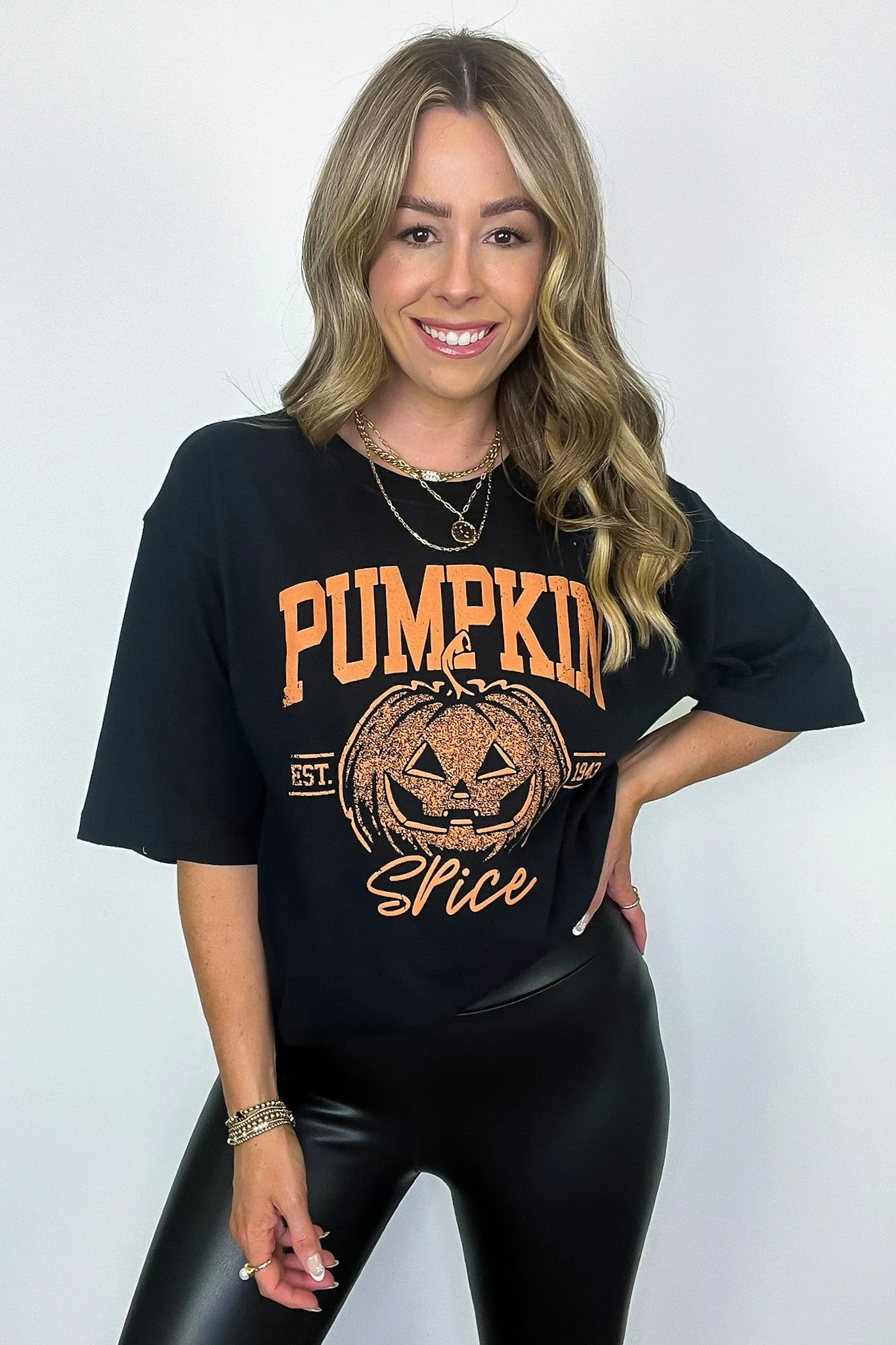 Pumpkin Spice Vintage Graphic Tee - FINAL SALE sold by Madison + Mallory product image thumbnail 3