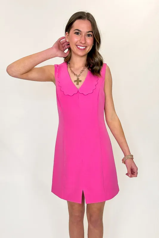 Classic Coquette Scalloped Peter Pan Collar Dress made by Madison + Mallory