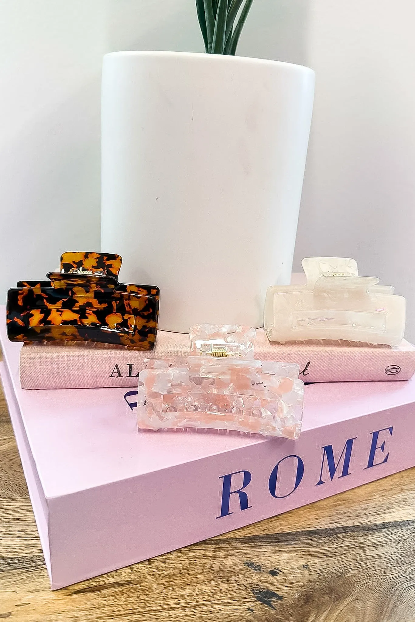 Glossy Girl Acetate Marble Hair Clip sold by Madison + Mallory product image thumbnail 2