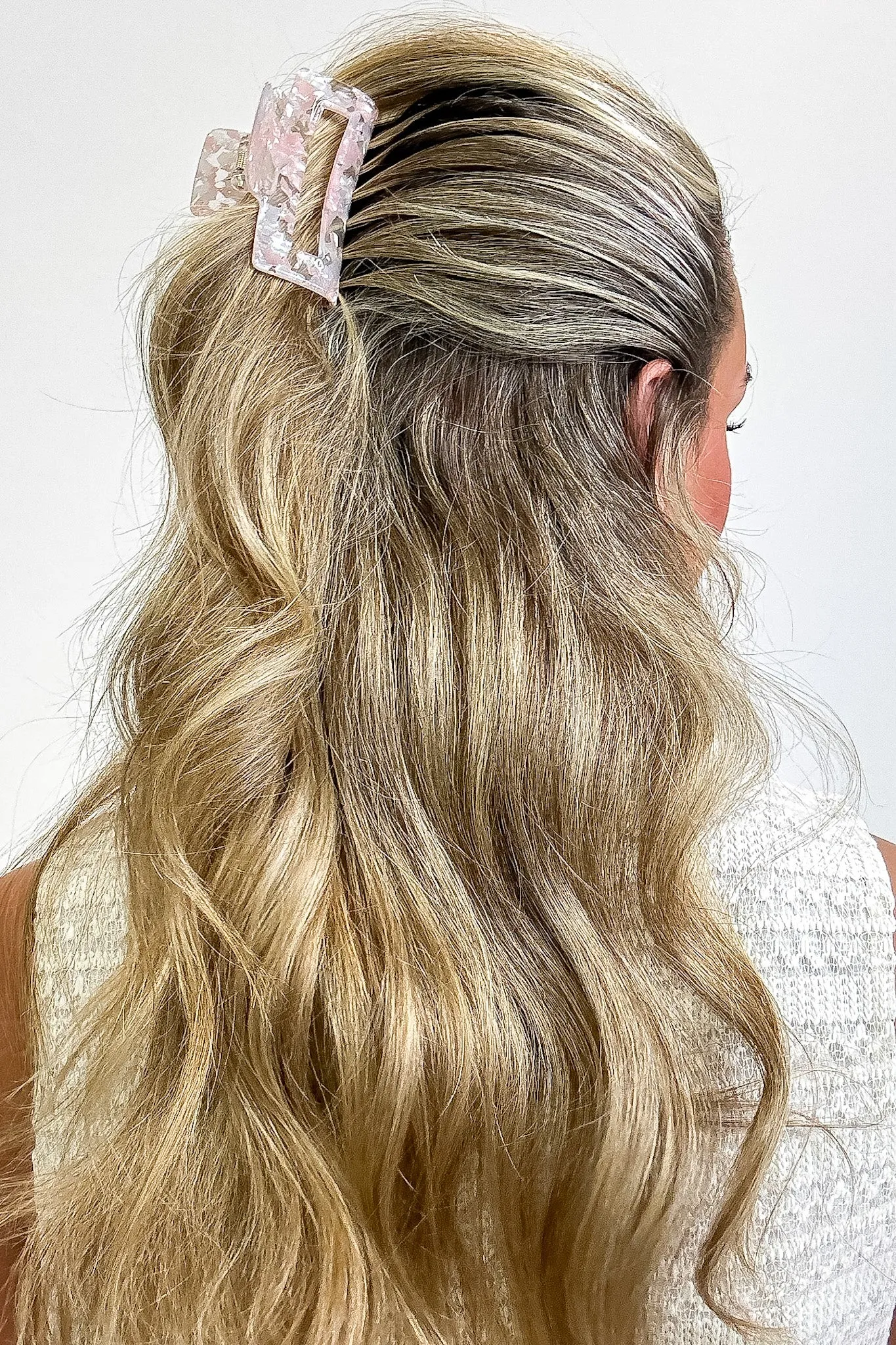 Glossy Girl Acetate Marble Hair Clip sold by Madison + Mallory product image thumbnail 3