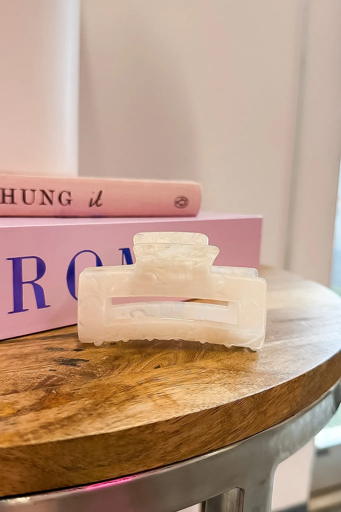 Glossy Girl Acetate Marble Hair Clip sold by Madison + Mallory product image thumbnail 5