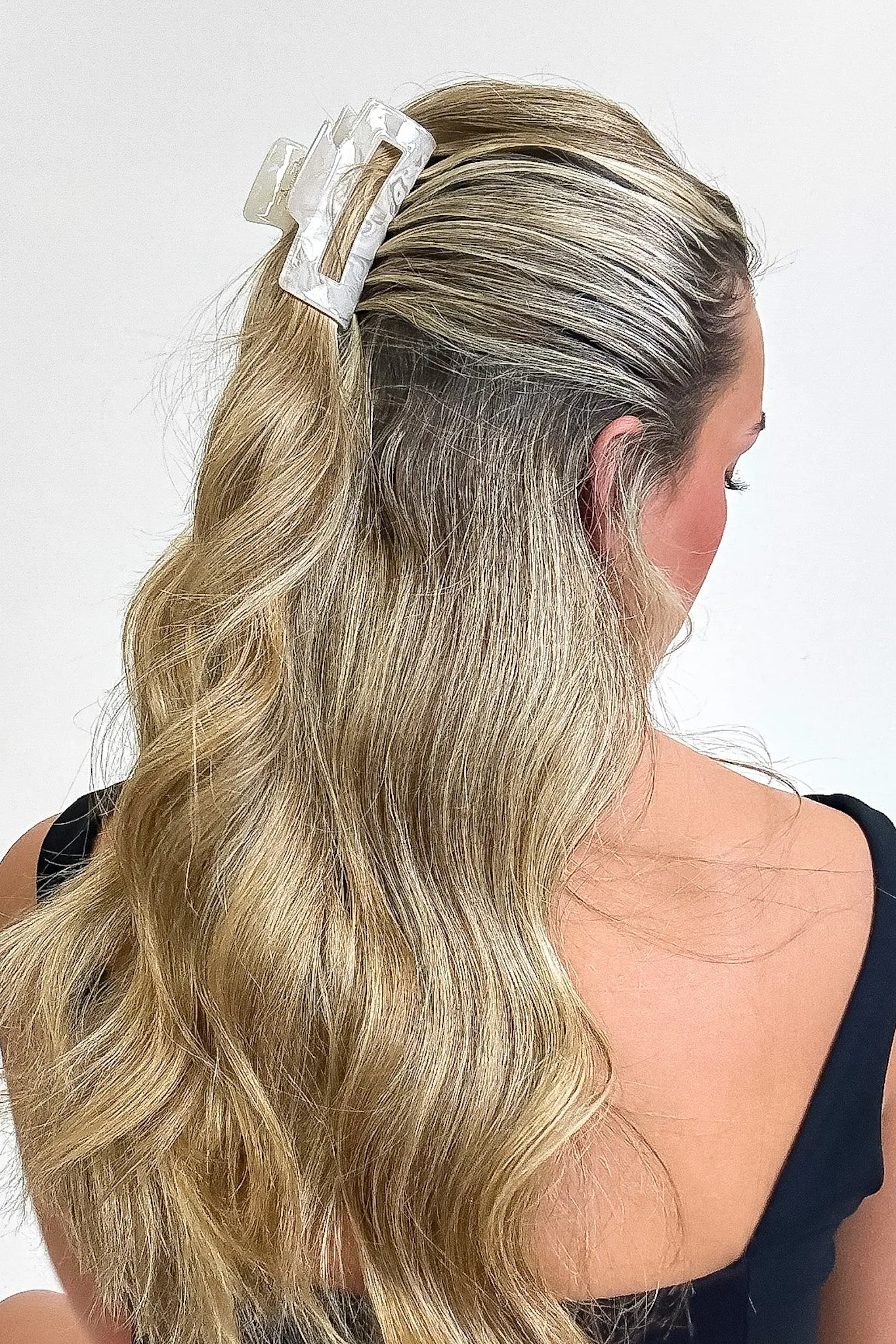 Glossy Girl Acetate Marble Hair Clip sold by Madison + Mallory product image thumbnail 4