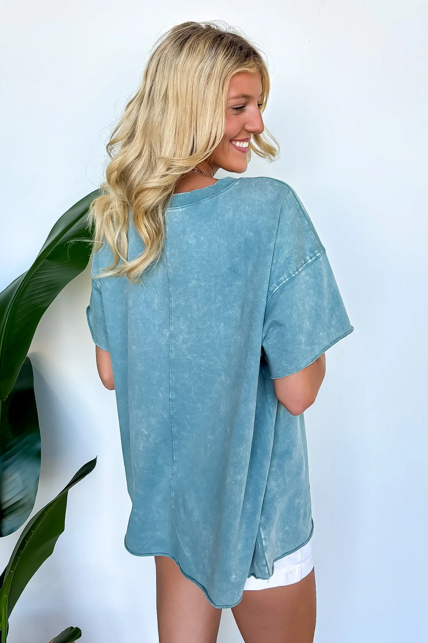 Vintage Edge Washed Drop Shoulder Top sold by Madison + Mallory product image thumbnail 5