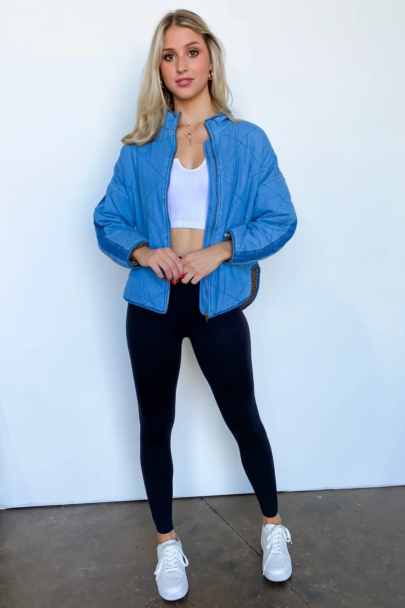 Holloway Quilted Denim Jacket - FINAL SALE sold by Madison + Mallory product image thumbnail 2