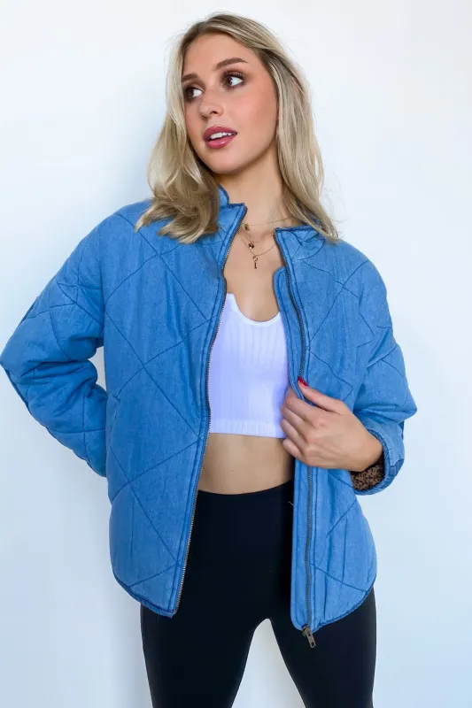 Holloway Quilted Denim Jacket - FINAL SALE made by Blue B