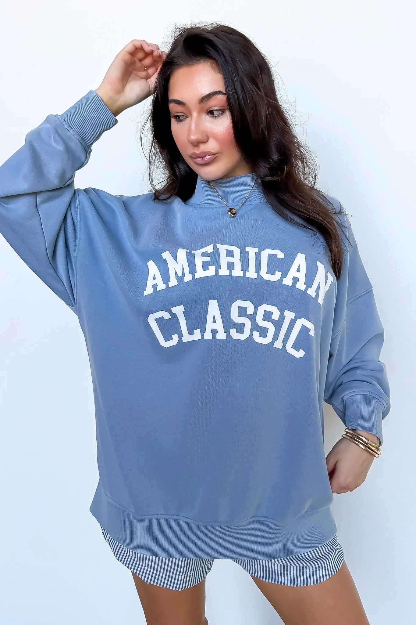 American Classic Reversible Graphic Pullover sold by Madison + Mallory product image thumbnail 3
