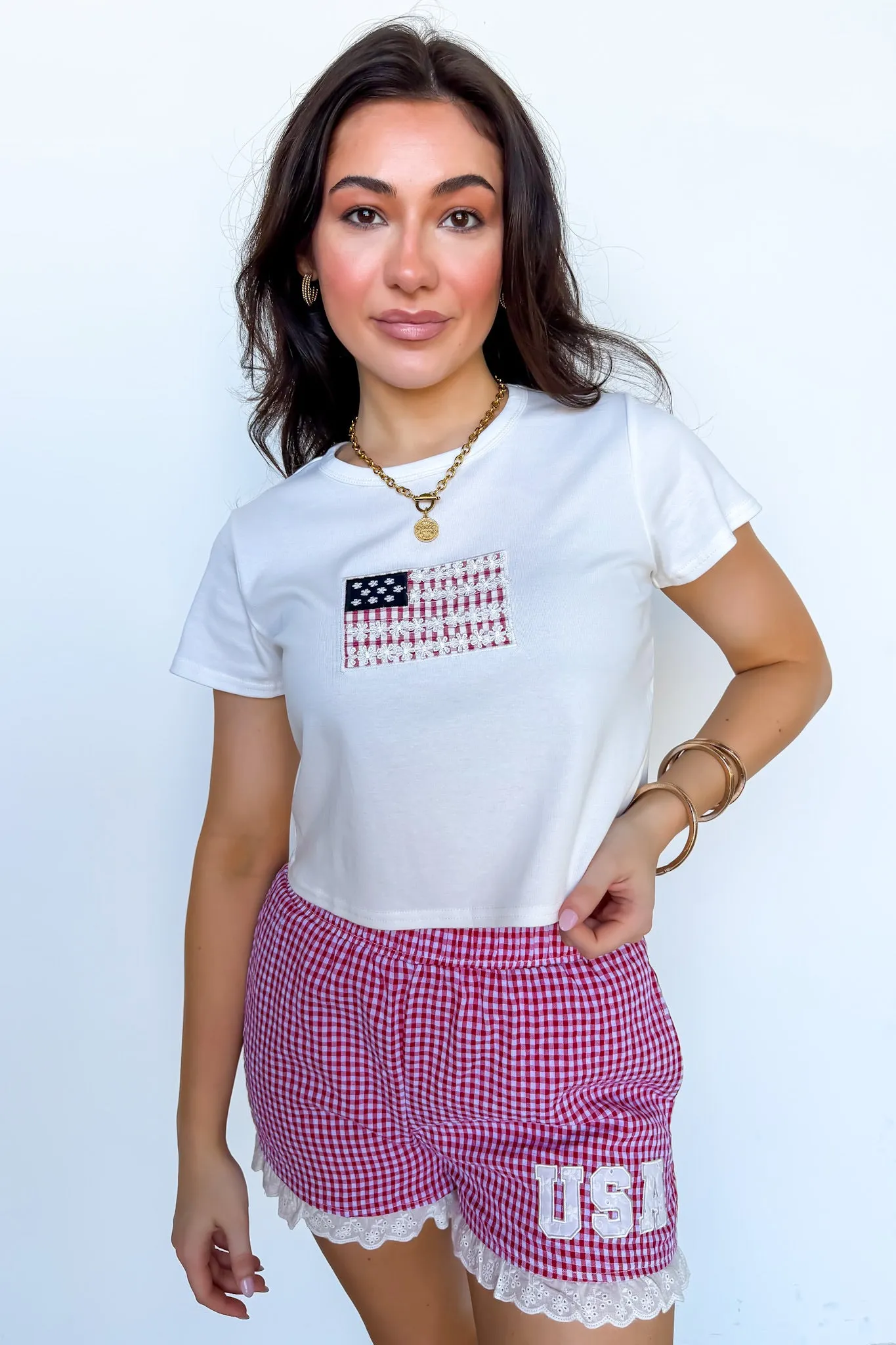 USA Spirit Flag Print Top sold by Madison + Mallory product image thumbnail 2