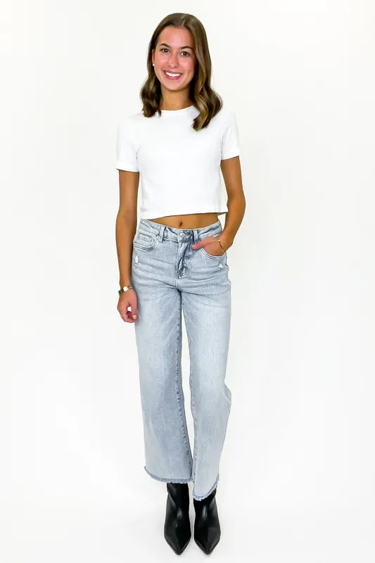 Summit Wide Leg Jeans made by Mica Denim