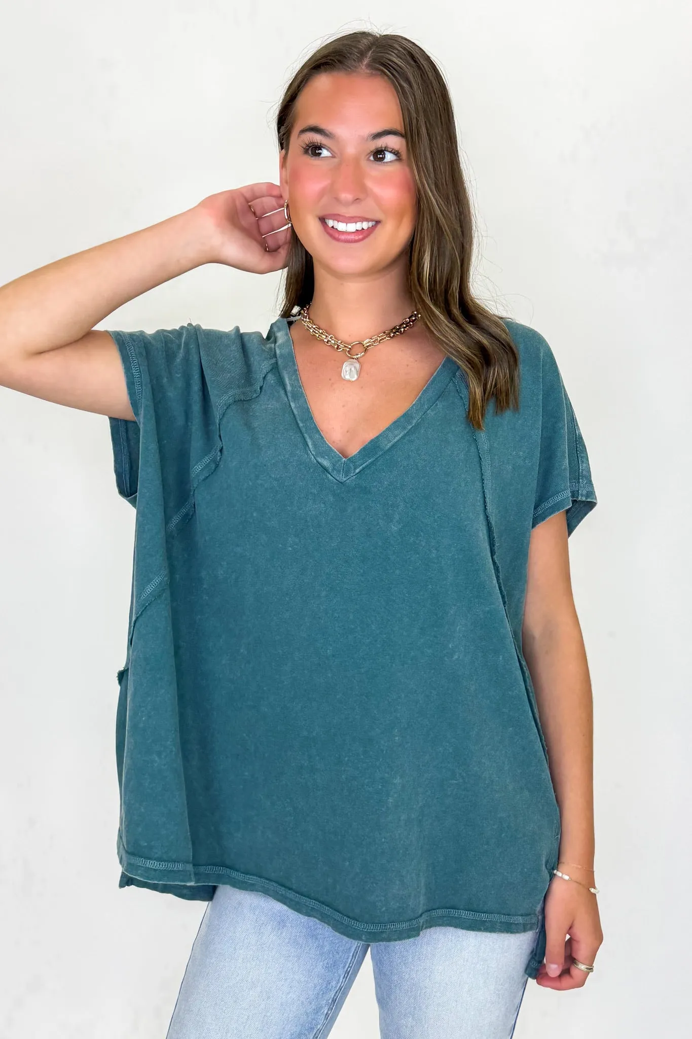 Mineral Motion V-Neck Top sold by Madison + Mallory product image thumbnail 5
