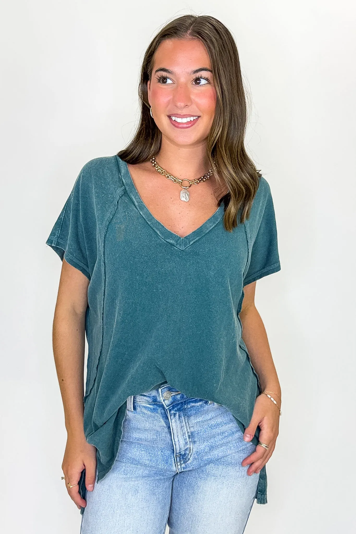 Mineral Motion V-Neck Top sold by Madison + Mallory product image thumbnail 3