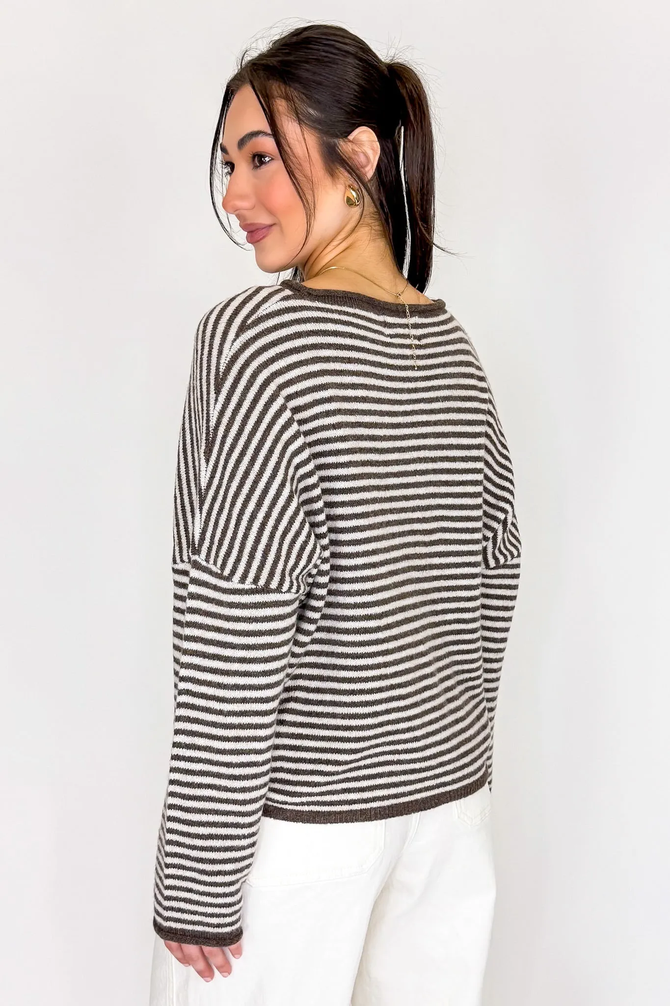 Soft Stripe Cardigan sold by Madison + Mallory product image thumbnail 3