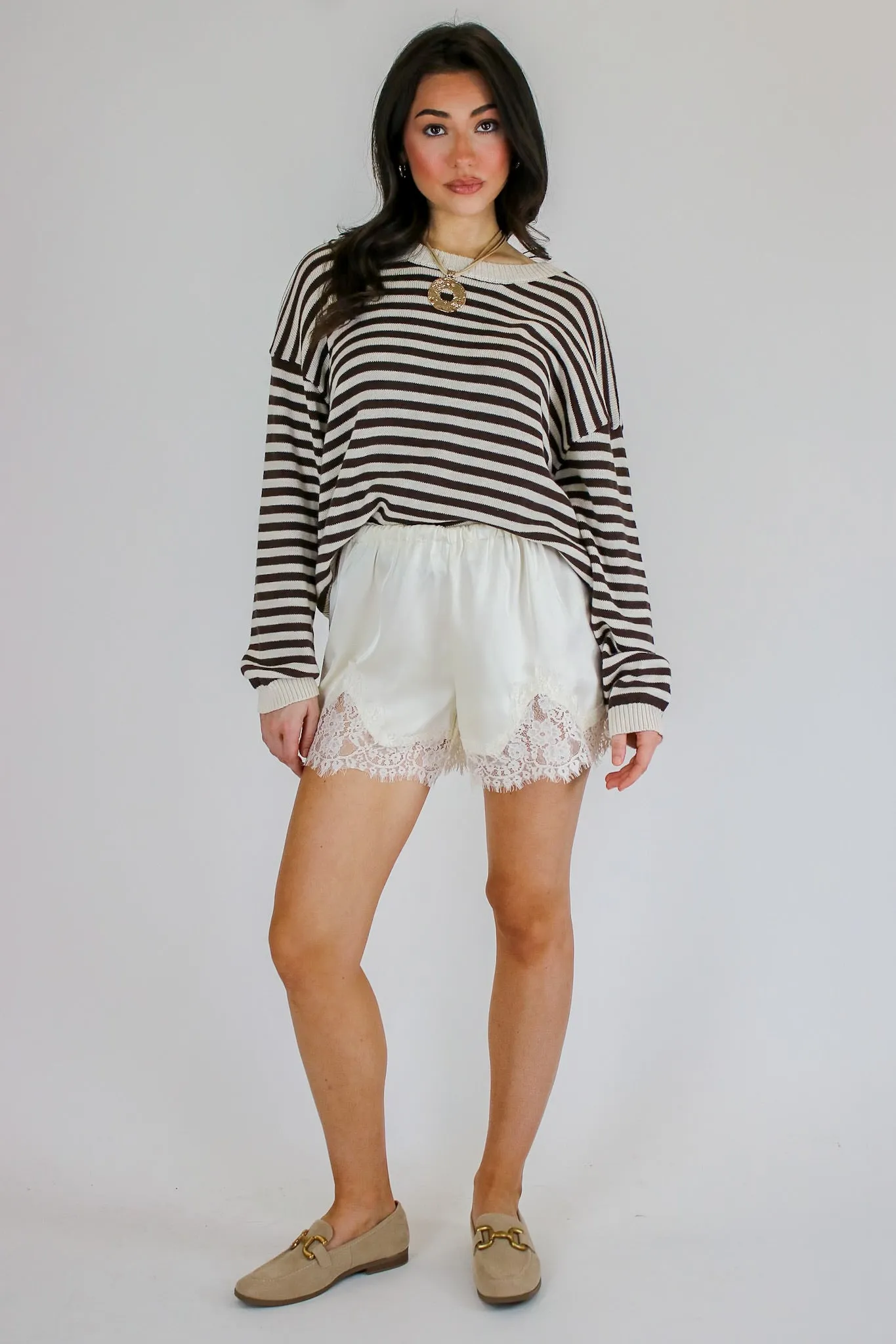 Rowan Striped Button Sweater sold by Madison + Mallory product image thumbnail 4