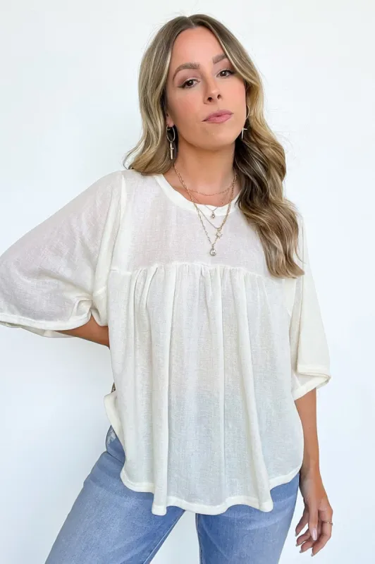Fun Flirt Flowy Short Sleeve Top - FINAL SALE sold by Madison + Mallory
