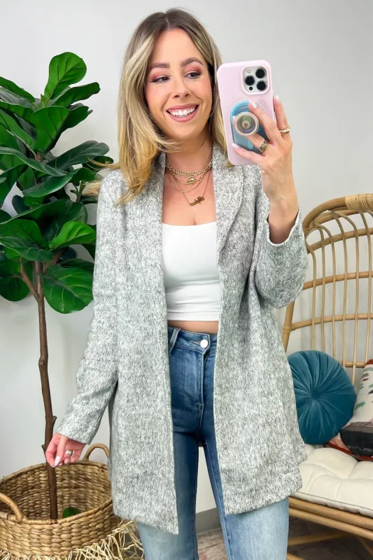 Ardyn Long Sleeve Marled Knit Cardigan sold by Madison + Mallory