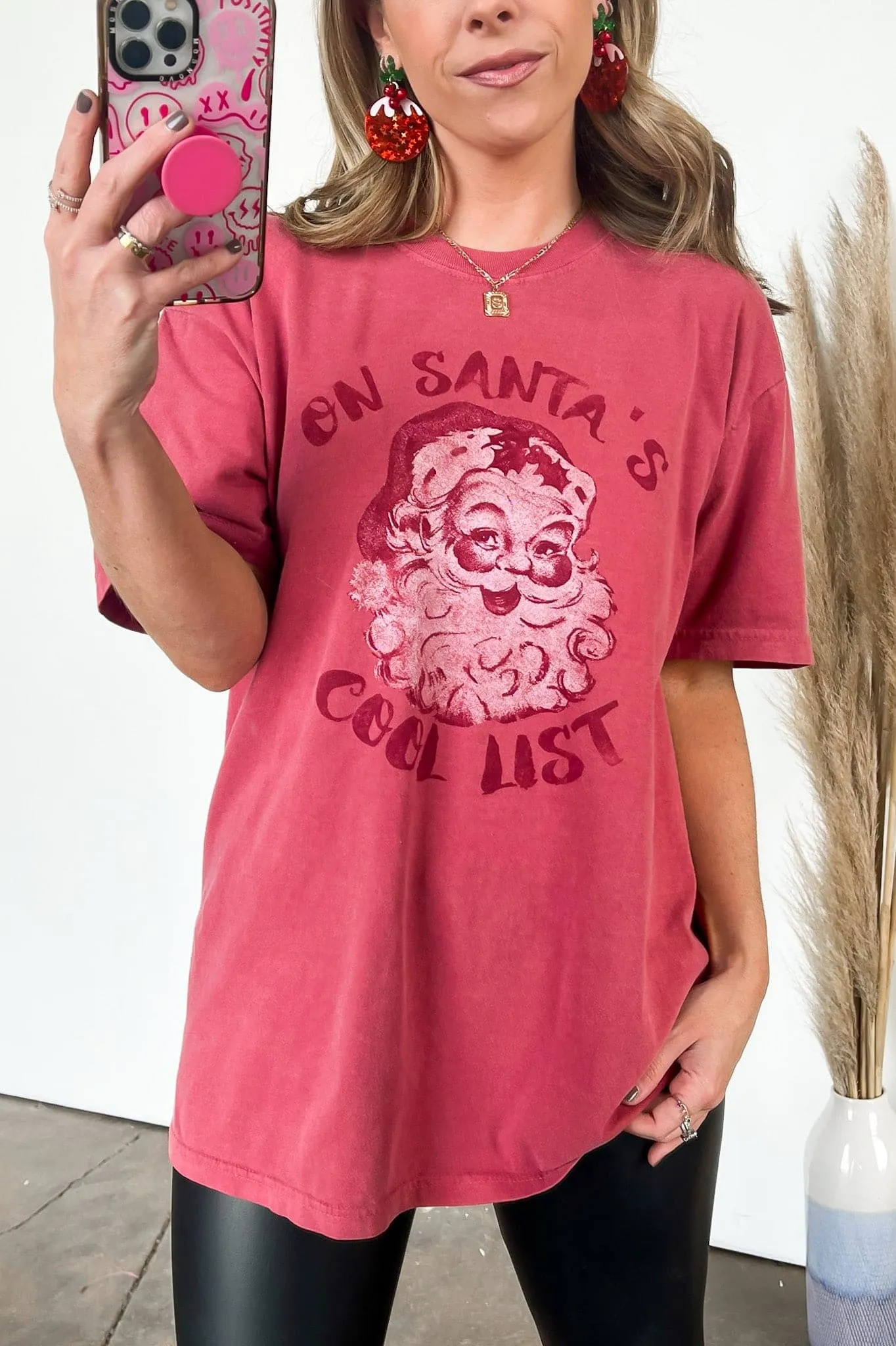 On Santa's Cool List Graphic Tee - FINAL SALE sold by Madison + Mallory product image thumbnail 4