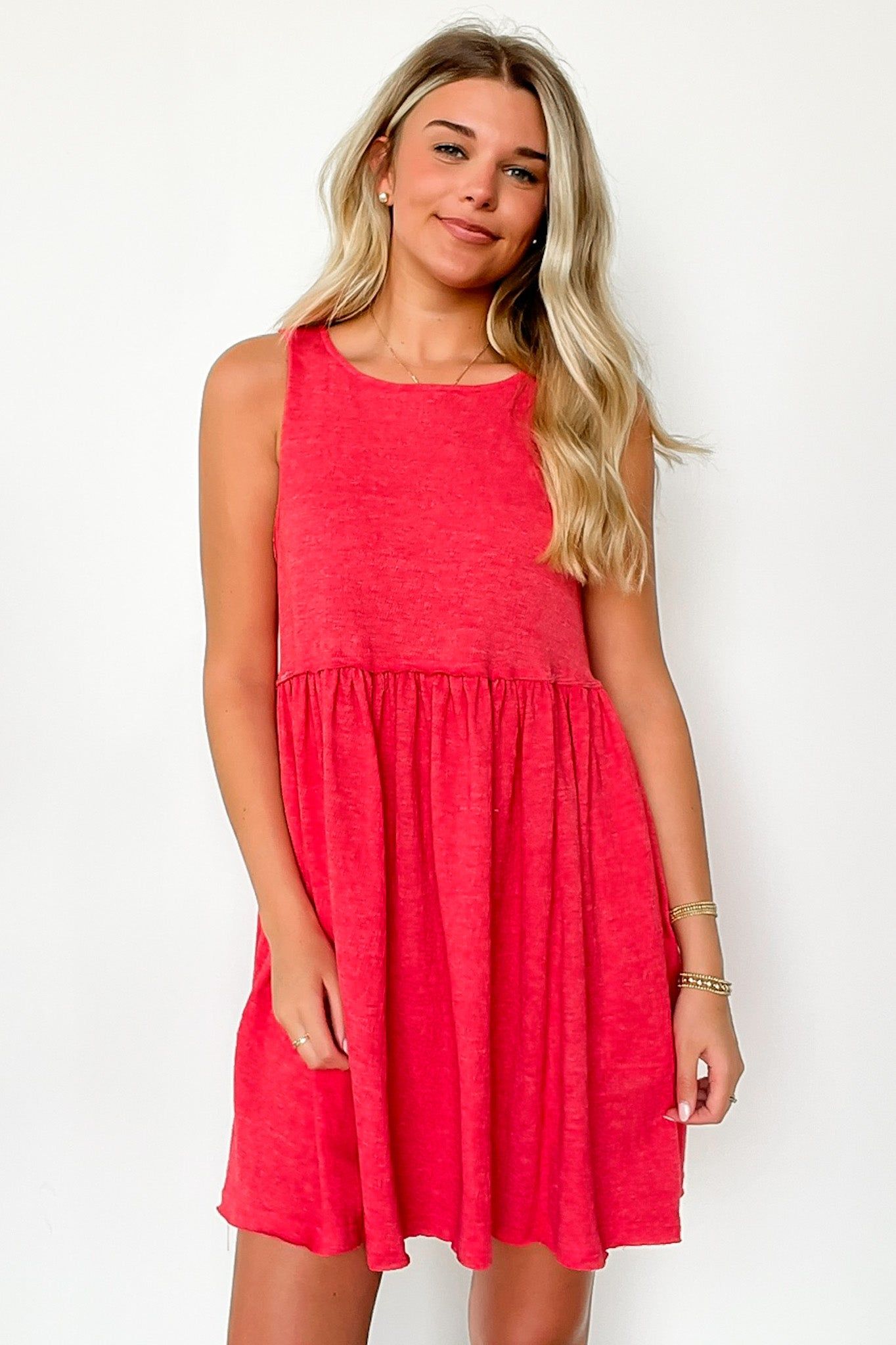 Torie Flowy Babydoll Dress - FINAL SALE sold by Madison + Mallory