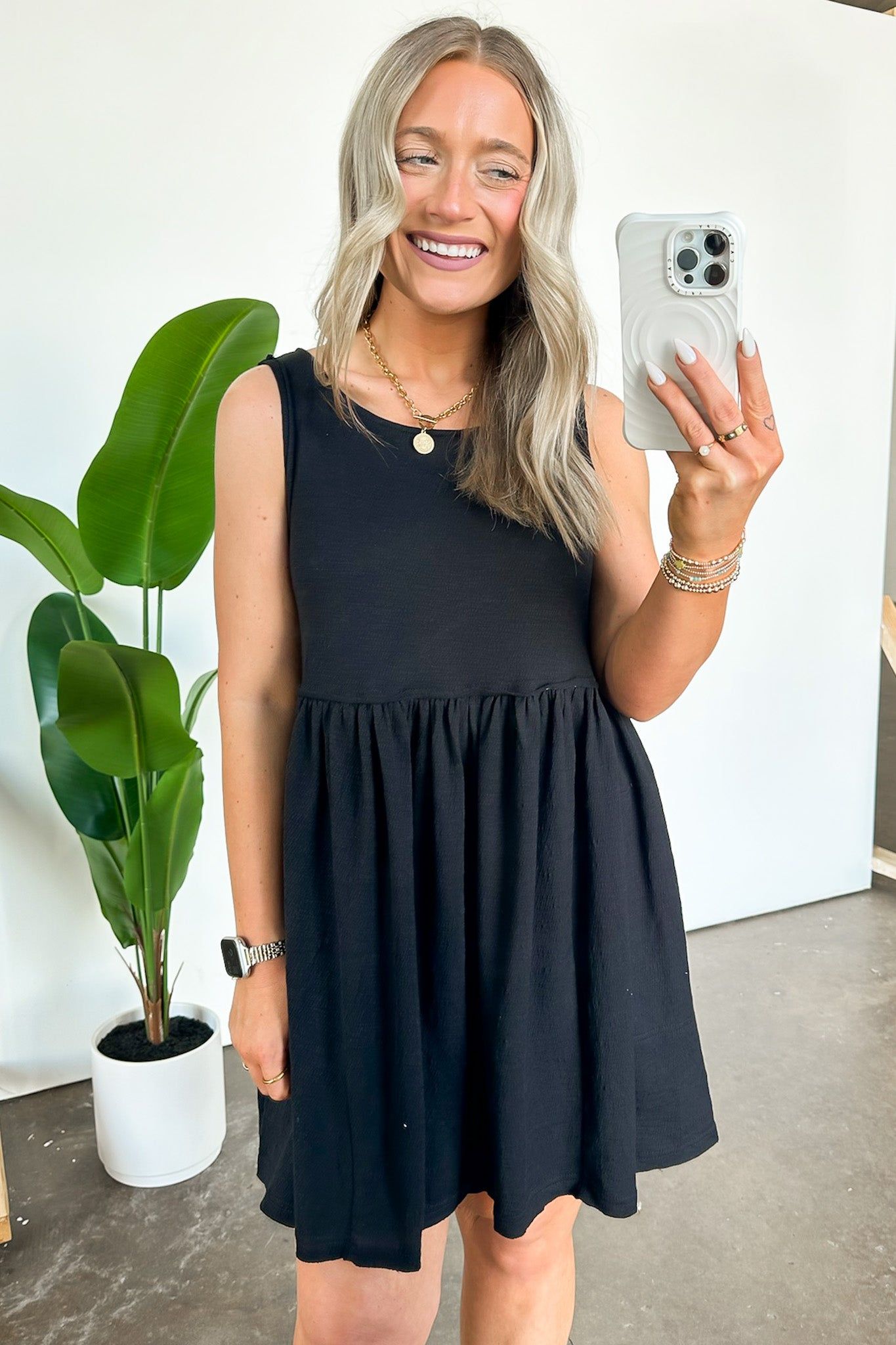 Torie Flowy Babydoll Dress - FINAL SALE sold by Madison + Mallory product image thumbnail 2