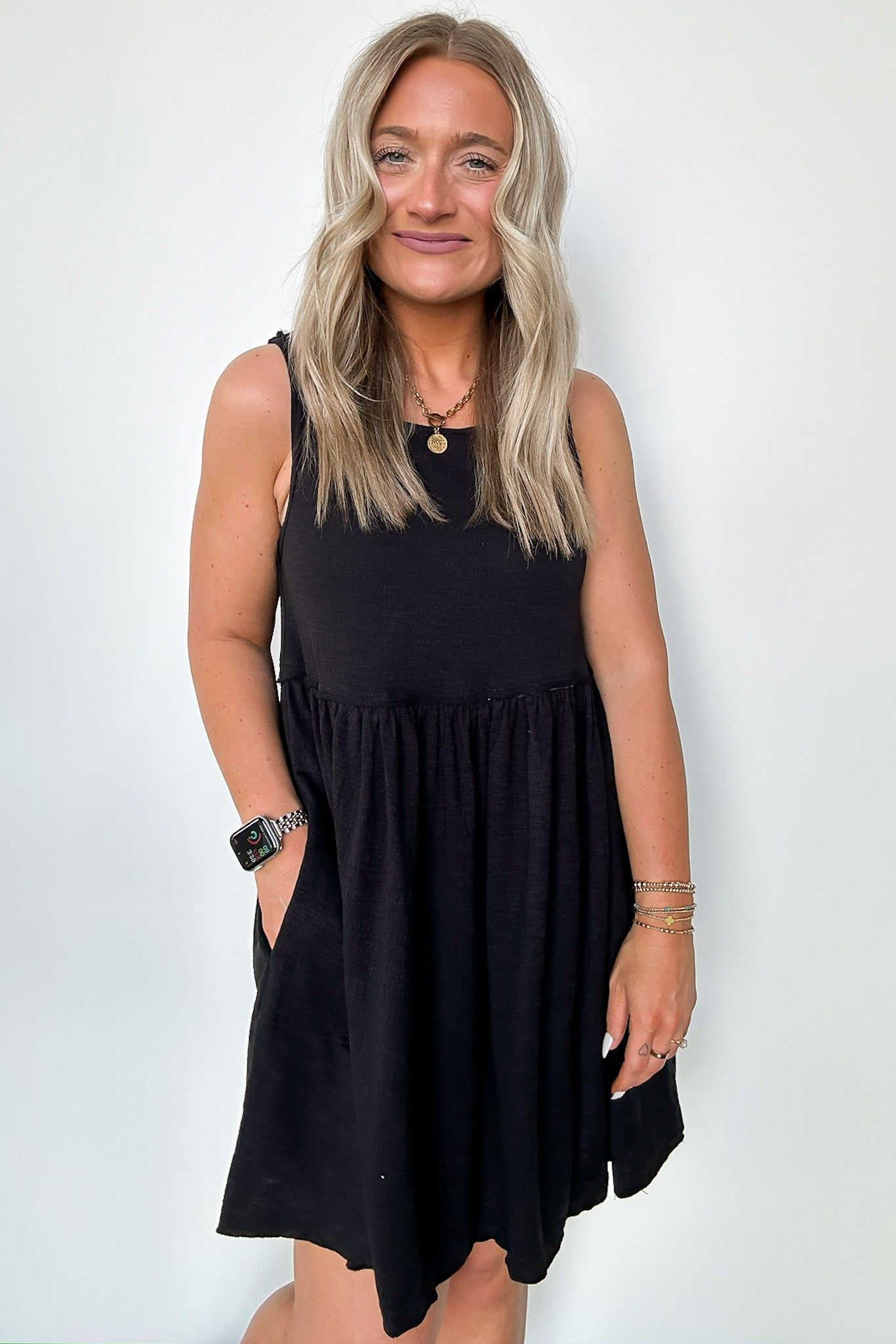 Torie Flowy Babydoll Dress - FINAL SALE sold by Madison + Mallory product image thumbnail 4