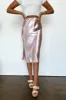 Forever Timeless Satin Midi Skirt - FINAL SALE sold by Madison + Mallory
