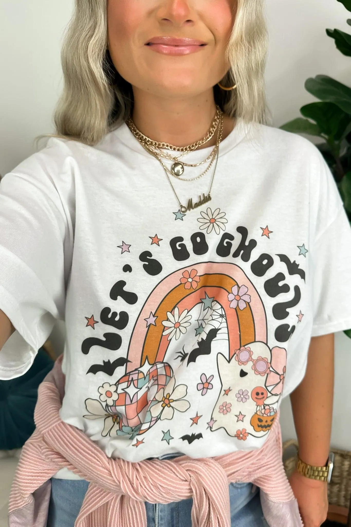Let's Go Ghouls Graphic Tee - FINAL SALE sold by Madison + Mallory product image thumbnail 4