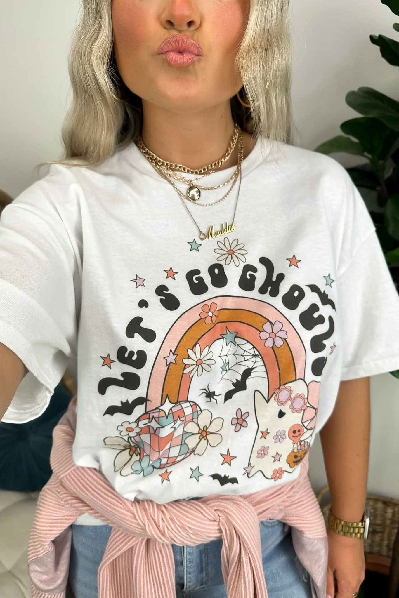 Let's Go Ghouls Graphic Tee - FINAL SALE sold by Madison + Mallory