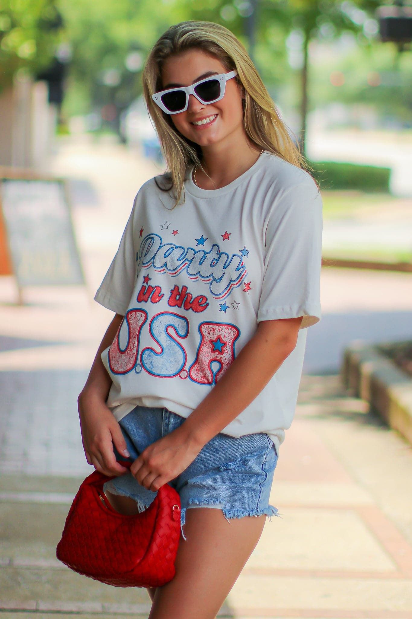 Party in the USA Graphic Tee - FINAL SALE sold by Madison + Mallory product image thumbnail 5