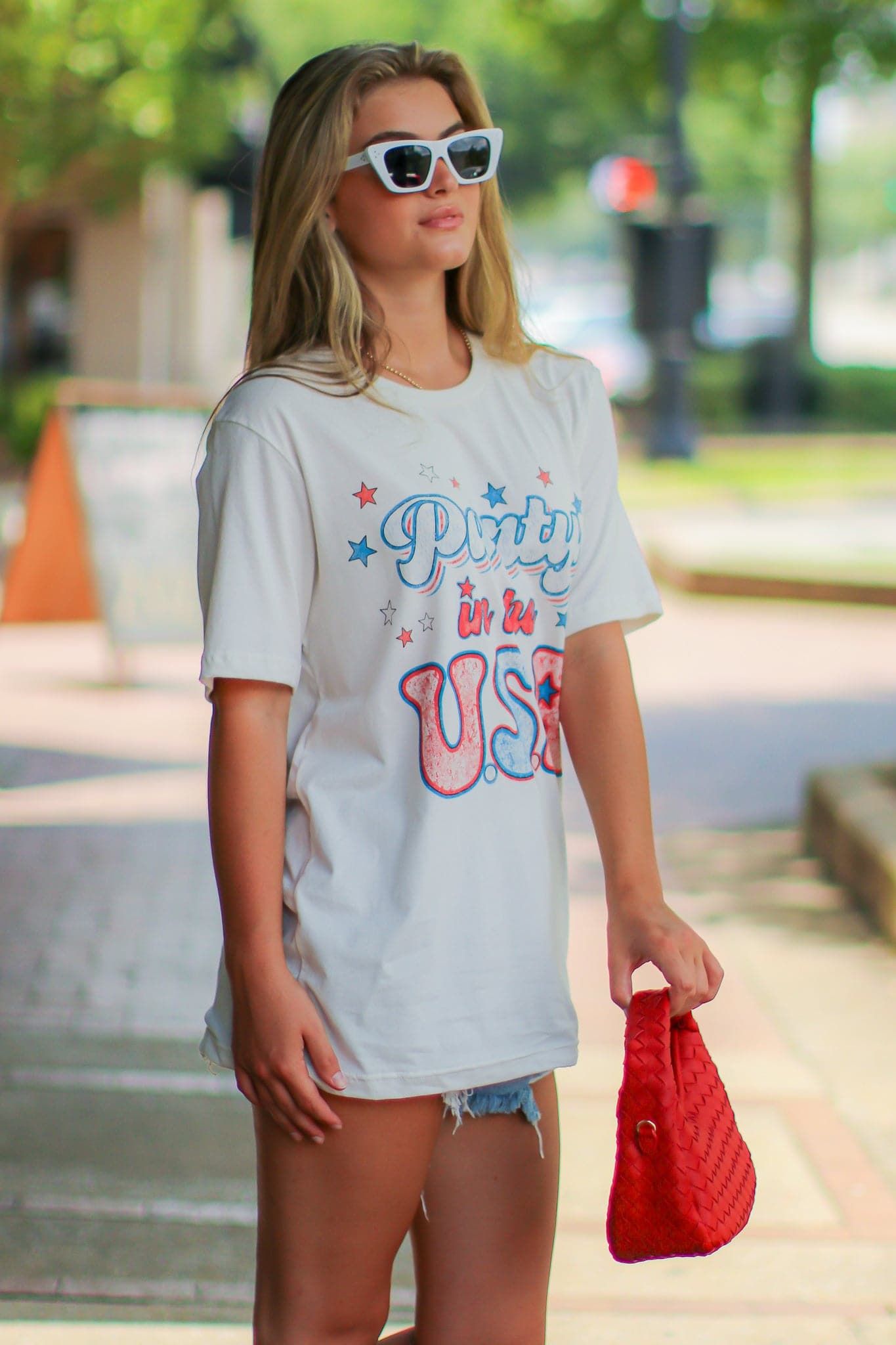 Party in the USA Graphic Tee - FINAL SALE sold by Madison + Mallory product image thumbnail 3