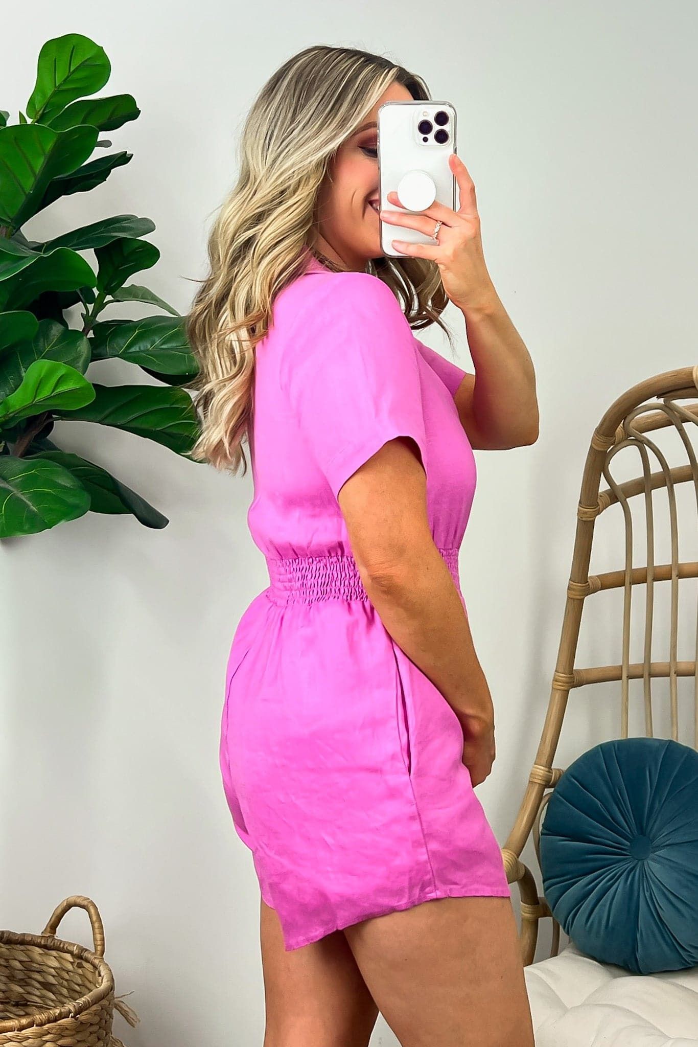 Coda Short Sleeve Zip Up Romper - FINAL SALE sold by Madison + Mallory product image thumbnail 5