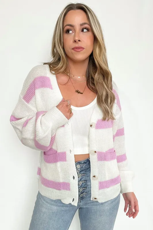 Kayelee Striped Knit Cardigan - FINAL SALE sold by Madison + Mallory