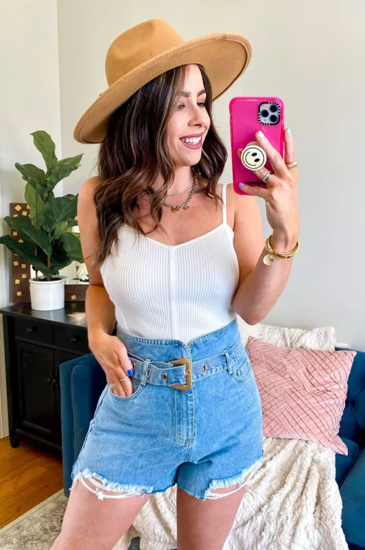 Ayda Sweetheart Neckline Knit Bodysuit - FINAL SALE sold by Madison + Mallory