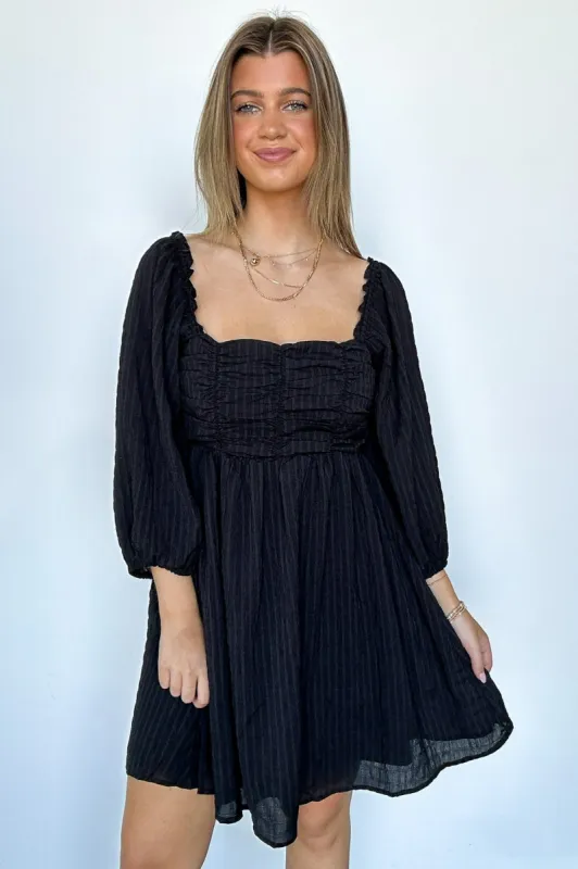 Easily Effortless Smocked Puff Sleeve Dress - FINAL SALE sold by Madison + Mallory
