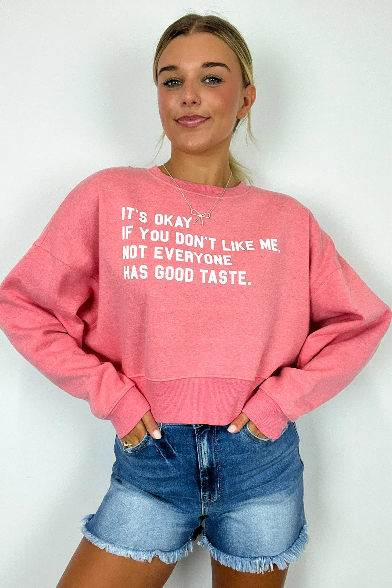 It's OK if you don't like me Graphic Pullover sold by Madison + Mallory product image thumbnail 3