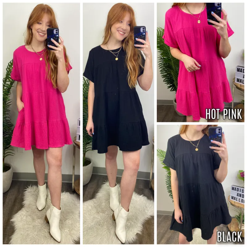 Liles Tiered Flowy Dress - FINAL SALE sold by Madison + Mallory