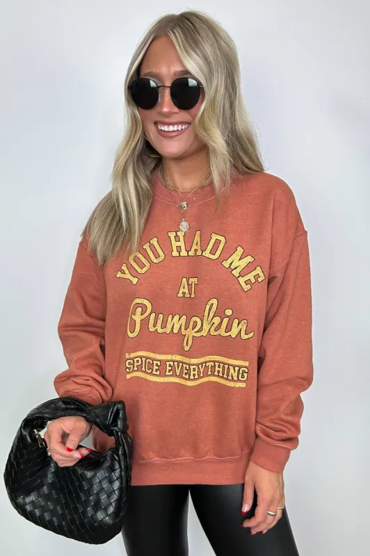 Pumpkin Spice Everything Graphic Pullover - FINAL SALE sold by Madison + Mallory