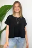New Flow Short Sleeve Round Neck Top - BACK IN STOCK sold by Madison + Mallory