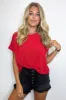 New Flow Short Sleeve Round Neck Top - BACK IN STOCK sold by Madison + Mallory