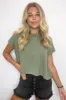 New Flow Short Sleeve Round Neck Top - BACK IN STOCK sold by Madison + Mallory