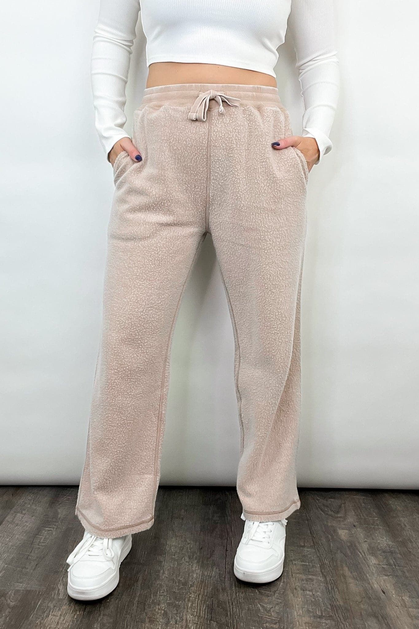 Acee Fuzzy Knit Mineral Wash Lounge Pants - FINAL SALE sold by Madison + Mallory product image thumbnail 11