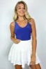 Upscale Impulse V-Neck Tank Top - FINAL SALE sold by Madison + Mallory