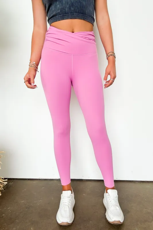 Sleek Favorite Crossover High Waist Leggings - FINAL SALE sold by Madison + Mallory