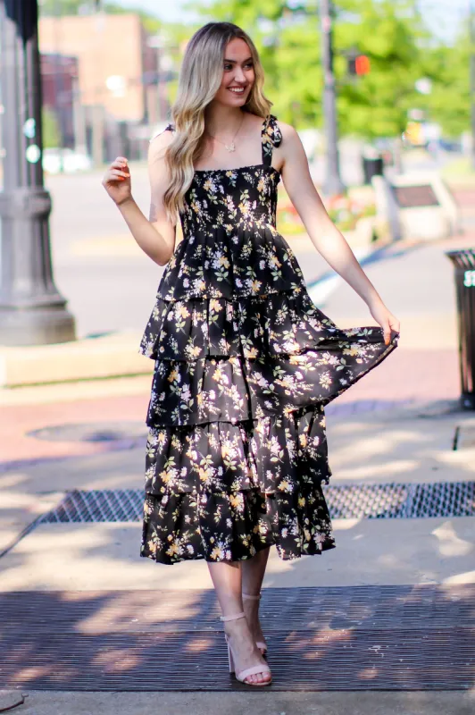 Folklore Floral Multi Tiered Dress - FINAL SALE sold by Madison + Mallory