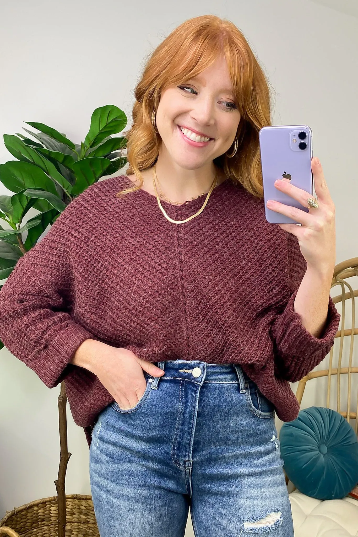 Cozy Affection Cable Knit Sweater - FINAL SALE sold by Madison + Mallory