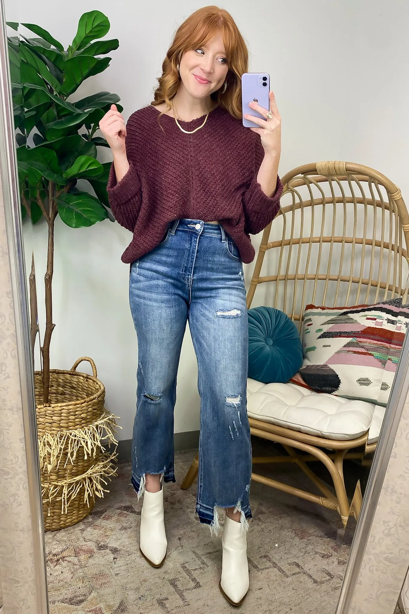 Cozy Affection Cable Knit Sweater - FINAL SALE sold by Madison + Mallory product image thumbnail 3