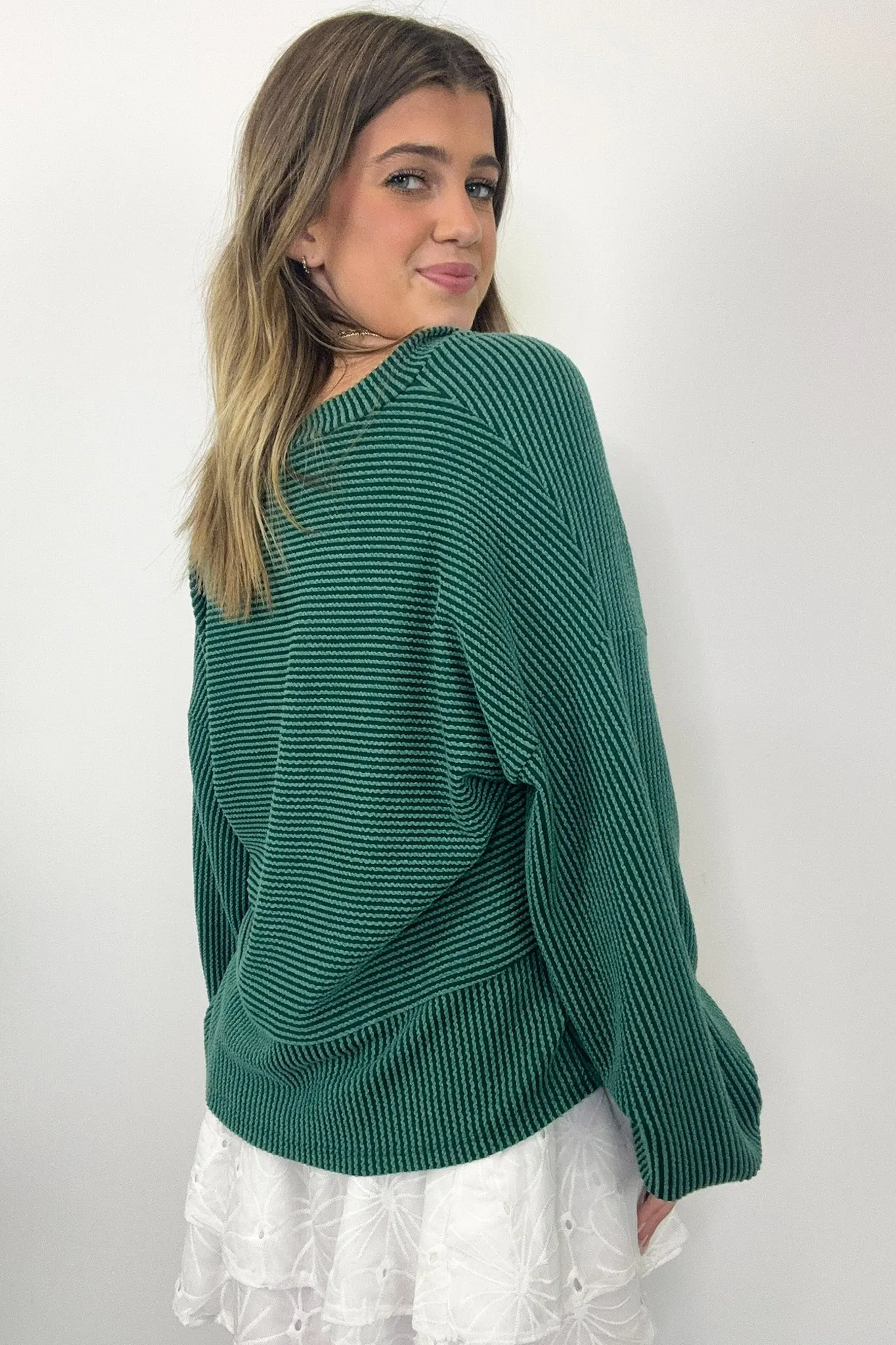 Pheonixx Henley Button Sweater - FINAL SALE sold by Madison + Mallory product image thumbnail 3