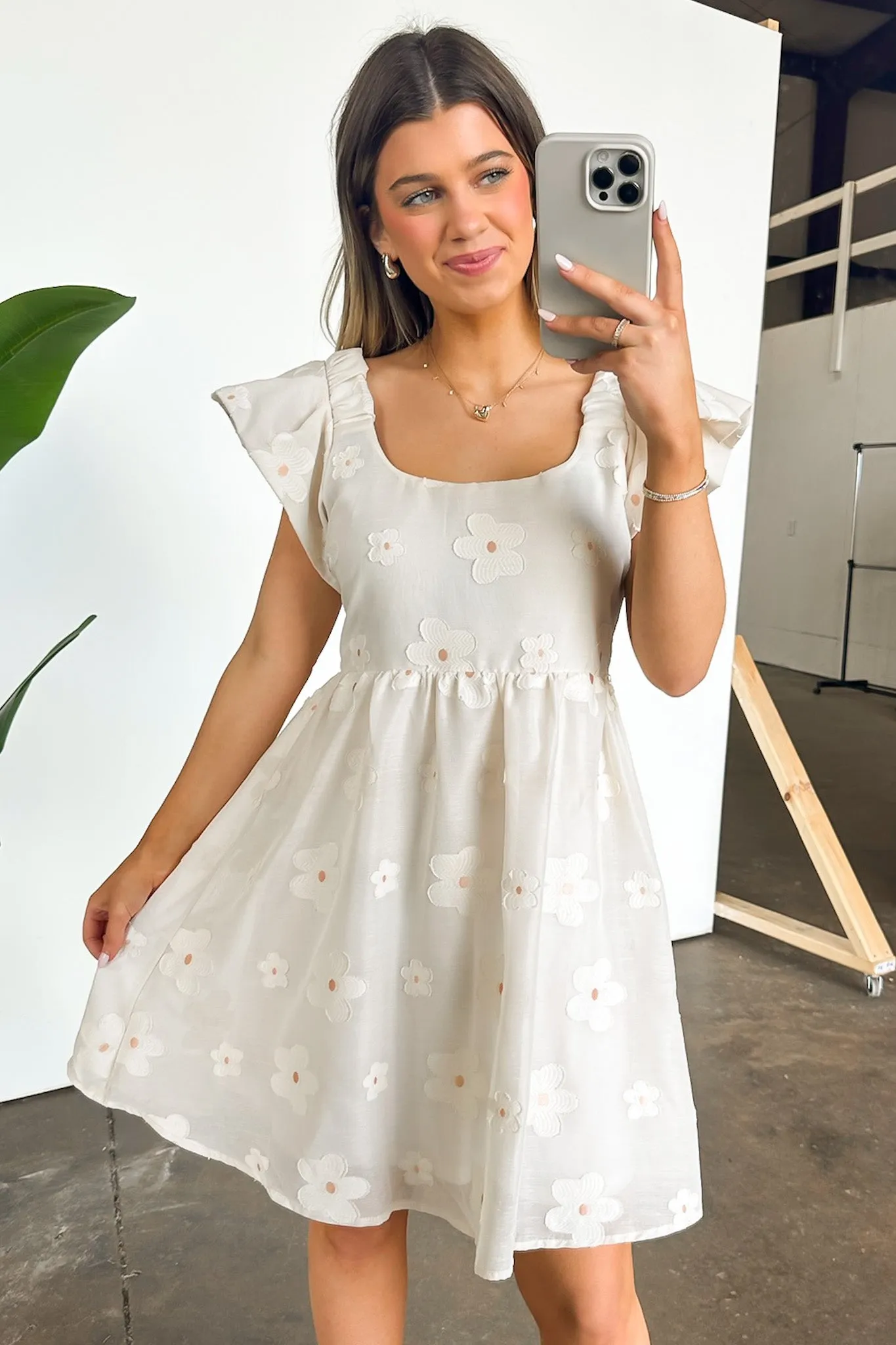 Exquisite Romance Floral Embroidered Organza Dress - FINAL SALE sold by Madison + Mallory product image thumbnail 5