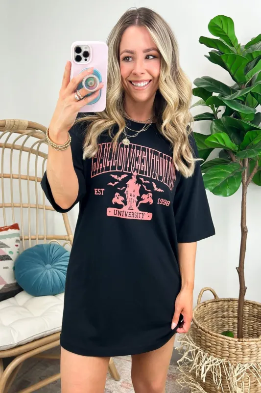 Halloweentown University Oversized Graphic Tee - FINAL SALE made by Madison + Mallory