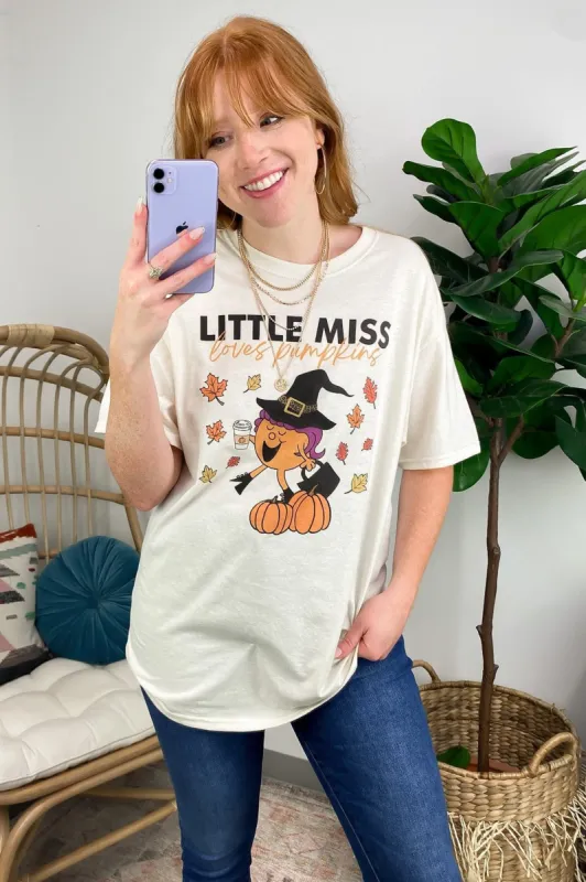 Little Miss Loves Pumpkins Graphic Tee - FINAL SALE sold by Madison + Mallory