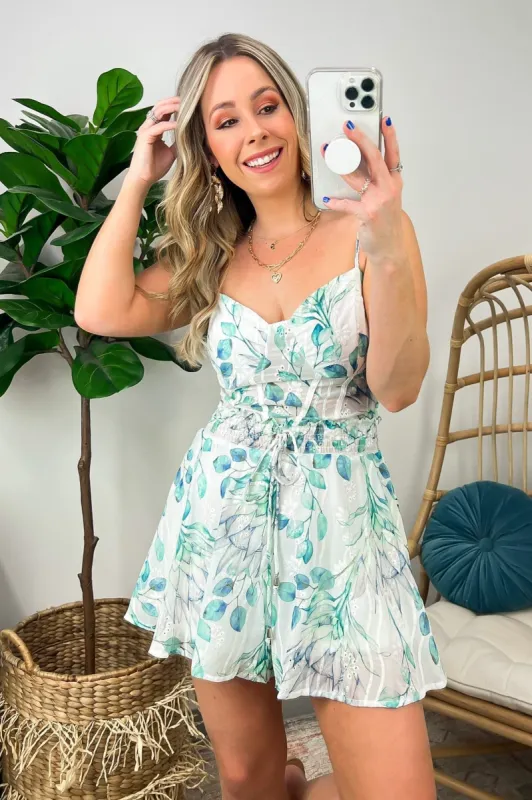 Delightful Dear Floral Print Romper - FINAL SALE sold by Madison + Mallory